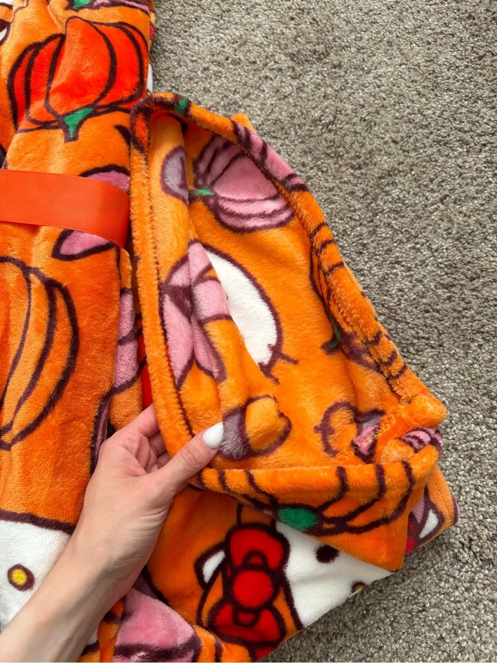 Hello Kitty Fall Plush Throw
